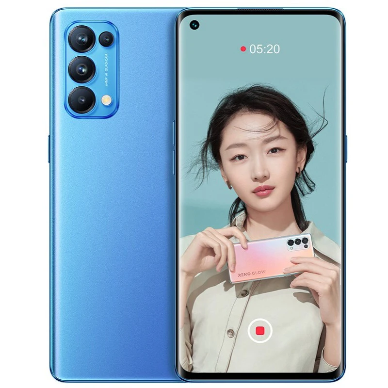 Oryginalny telefon komórkowy Oppo Reno 5 Pro 5G 6.55 Cal 8G + 128G MT6889Z Octa Core Android 11 64MP aparat 65W Super ładowarka Smartphone 5 Oryginalny telefon komórkowy Oppo Reno 5 Pro 5G 6.55 Cal 8G + 128G MT6889Z Octa Core Android 11 64MP aparat 65W Super ładowarka Smartphone 5