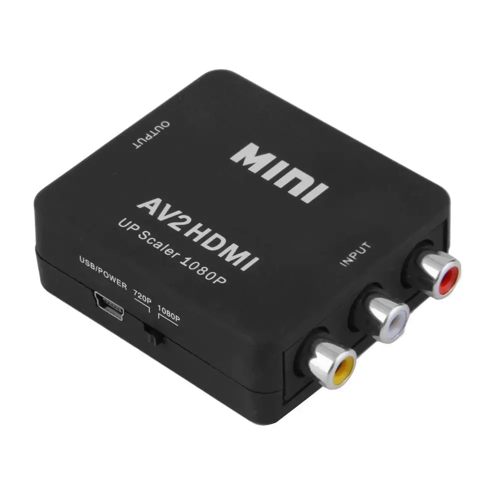 HDMI к RCA композитный видео BUdio AV CVBS адаптер конвертер 1080p HDMI2AV бу