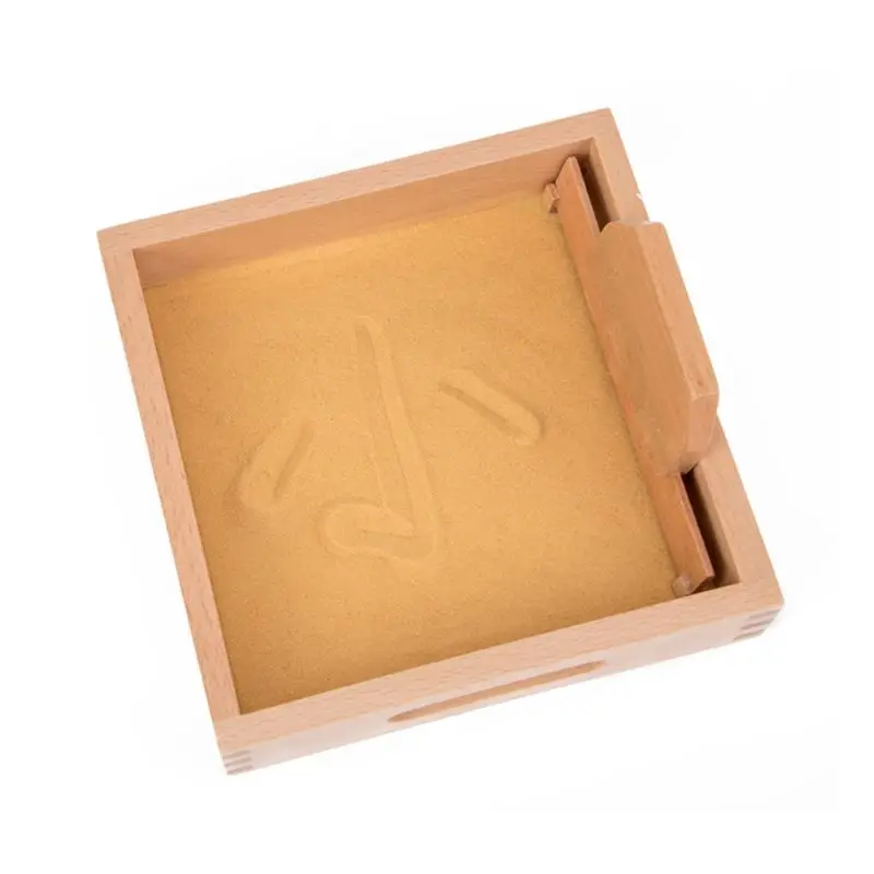  1Set Wooden Sand Table Writing Painting Tools Toy for Kids Children Early Education Learning Toy Gi