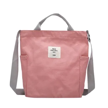 

casual bags 5 color сумка женская Simple Single Shoulder Messenger Bags Canvas Bag for Women Fashion daily belt totes package