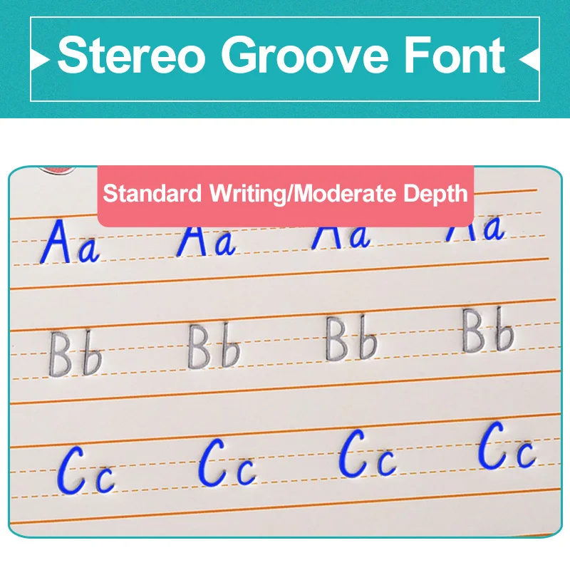 4 шт. набор английская книга для каллиграфии учебная рукописного ввода Groove копия