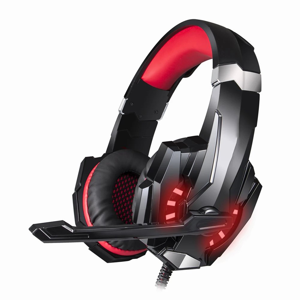 

Gaming Headset 3.5mm Stereo With Microphone LED Lightweight Comfortable Professional Game Wired Headset