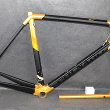Черного и золотого цвета C6418 Colnago C64 дороги углерода Рама углеродный руль для велосипеда, рамки 48/50/52/54 см/56 см