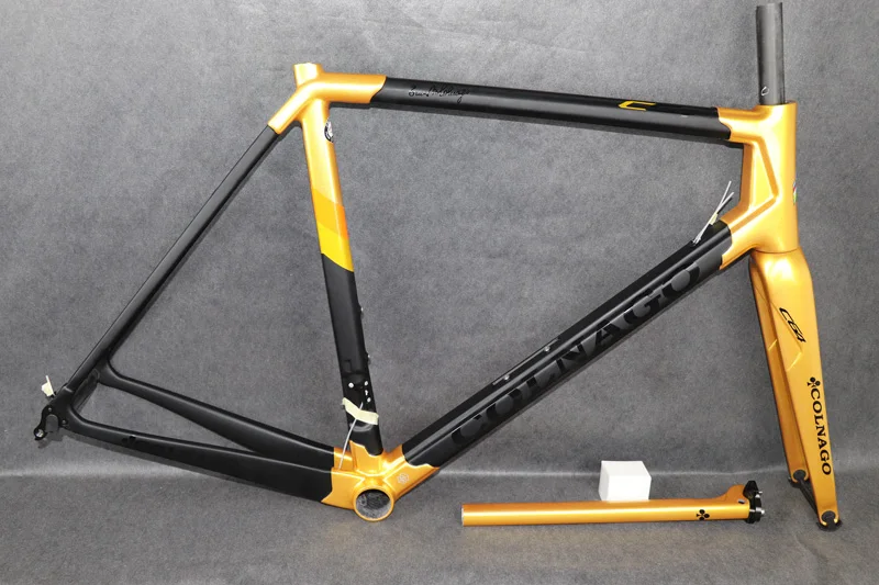 2020 черная Золотая C6418 Colnago C64 карбоновая дорожная рама полностью велосипедная