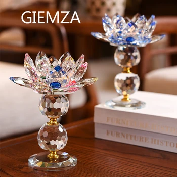 

GIEMZA Tealight Candle Holder Lotus Blessing Coffee Dining Table Wedding Christmas Halloween Home Decoration Factory Direct Sale