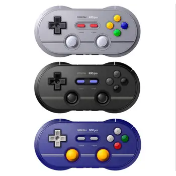 

Wireless Bluetooth SIXAXIS Retro Controller 8BitDo N30 Pro 2 With Dual Joystick Lasting 18 Hours Free Phone Holder