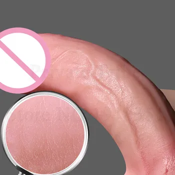 Super Soft Skin Feeling Realistic Strapon Penis Solid Huge Dildo Sex Toys For Women Men Underwear Hollow Male Dick Masturbator 4