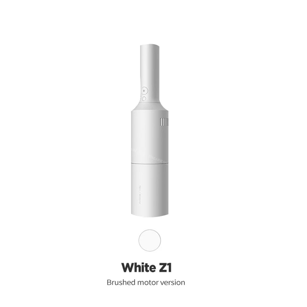 Xiaomi Shunzao Пылесосы USB быстрая зарядка мини Портативная Автомобильная Беспроводная Очистка для дома и офиса ручной очиститель пыли - Цвет: White Z1