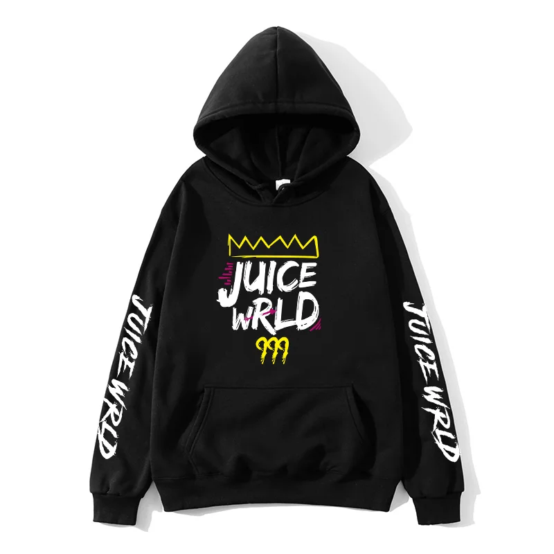 Толстовка с капюшоном J UICEWrld juice wrld juicewrld trap rap rainbow glitch world черно-белая красная 2020 |