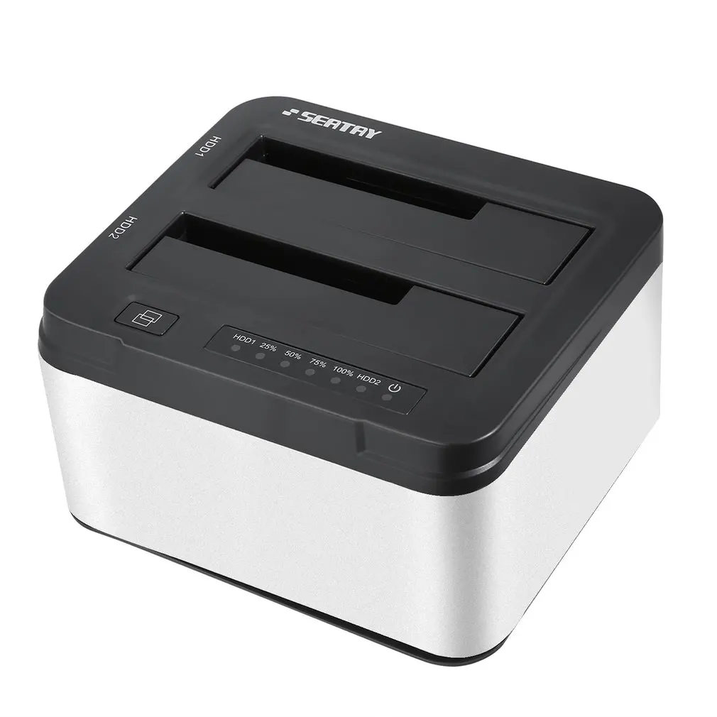 Профессиональный Чехол для жесткого диска SEATAY 2,5 дюйма 3,5 дюйма USB 3,0 SATA HD622 док-станция для HDD с европейской вилкой