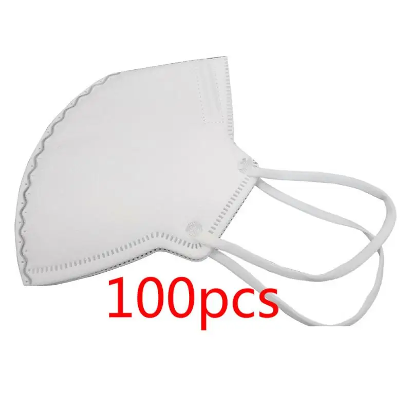 

100PC KN95 Mouth Mask Protection Anti-fog Anti-particulate Dust Mask Quadruple Protection Mask For Adults Kids Toiletry Kits