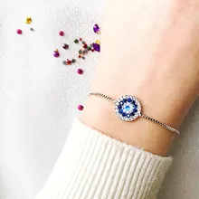 Новые кристаллы микро проложили кубического циркония Шарм круглые браслеты для браслет для женщин леди ювелирные изделия аксессуары CBL018