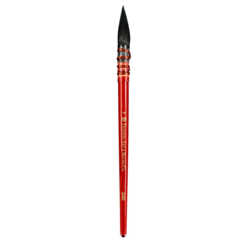 6 Белка мех волосы акварельные краски кисти древняя рифма краски ing кисти художественная поставка QX2B - Цвет: 6