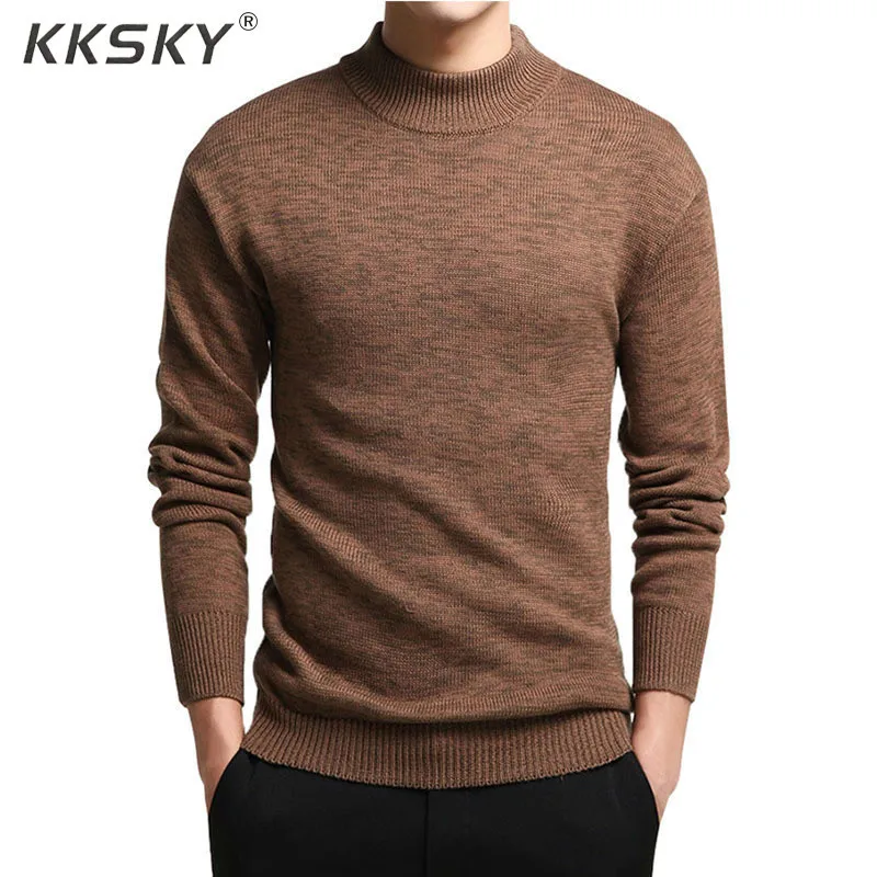 

Social Sweater Men Cotton Mens Sweaters And Pullovers Long Sleeve Knitting Slim O Neck Pull Homme Knitwear Khaki Sweater M-3XL