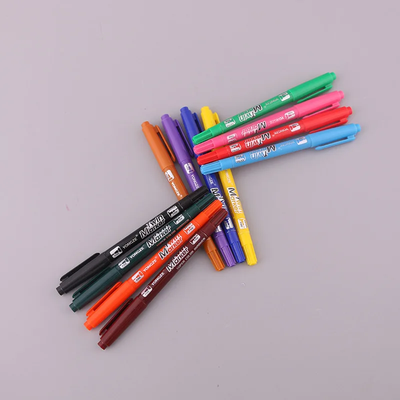 

Monochrome Buy Yong Ze Small Double Headed 24 Color Children Hand Painting Line Drawing Pen Oily Marking Pen Mark Pen 120-A