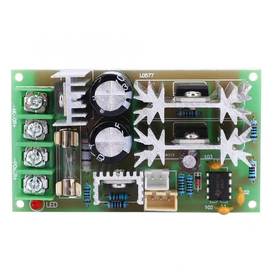 Programmable Logic Controller 25KHZ Large Power Motor Controller PWM 0~20A Motor Rate Regulator DC10~60V motor regulator