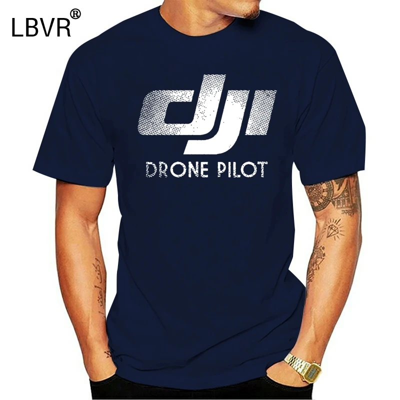 Забавная Мужская футболка новинка DJI Spark Drone Phantom 4 Pilot (1)|Футболки| |