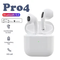 TWS Pro 4 słuchawki Bluetooth bezprzewodowe słuchawki douszne HIFI muzyka zestaw głośnomówiący słuchawki douszne generacji 4 dla iPhone Android Xiaomi