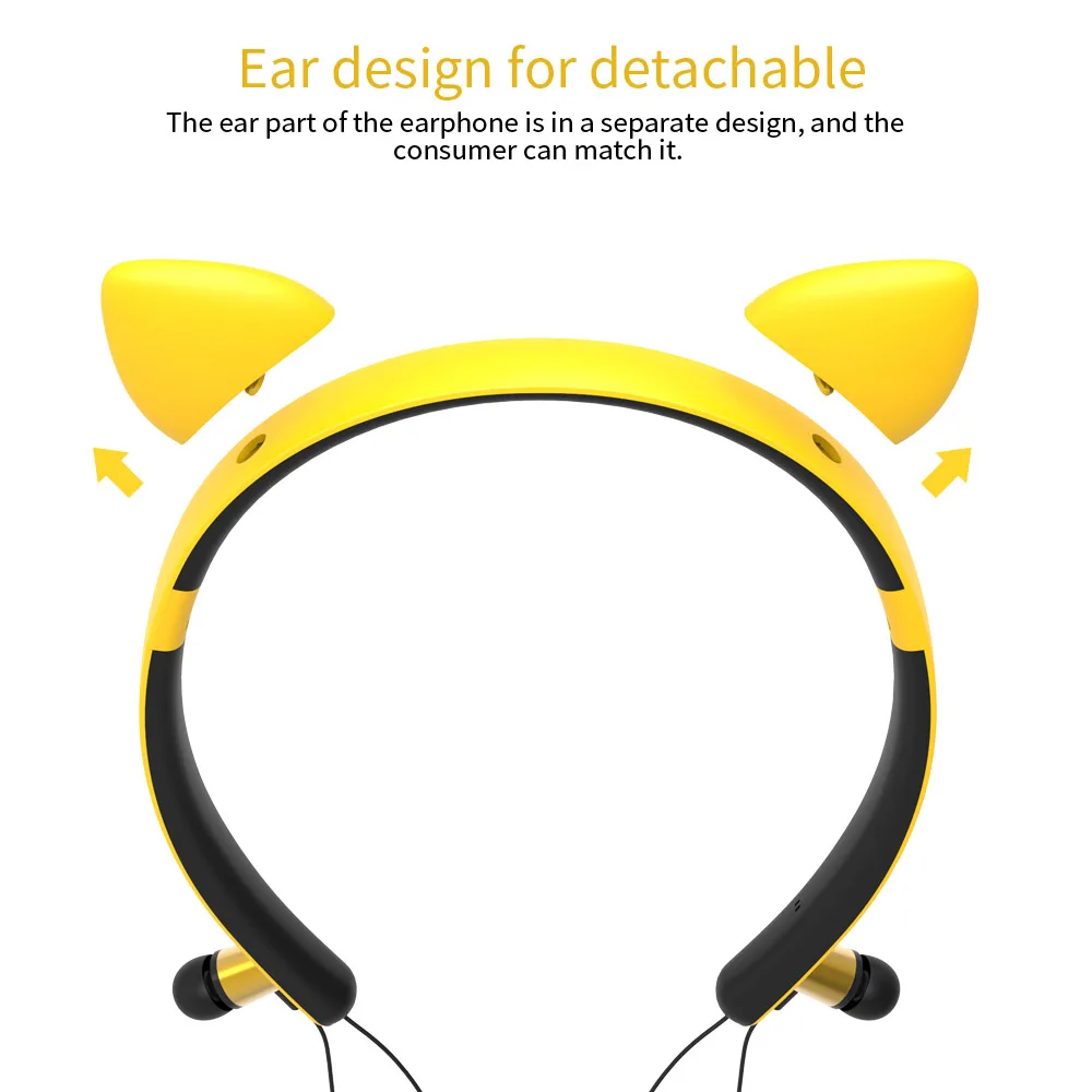 ZW29 Bluetooth стерео наушники Беспроводная Магнитная Спортивная гарнитура наушники с защитой от пота милая форма Съемная ухо для смартфона