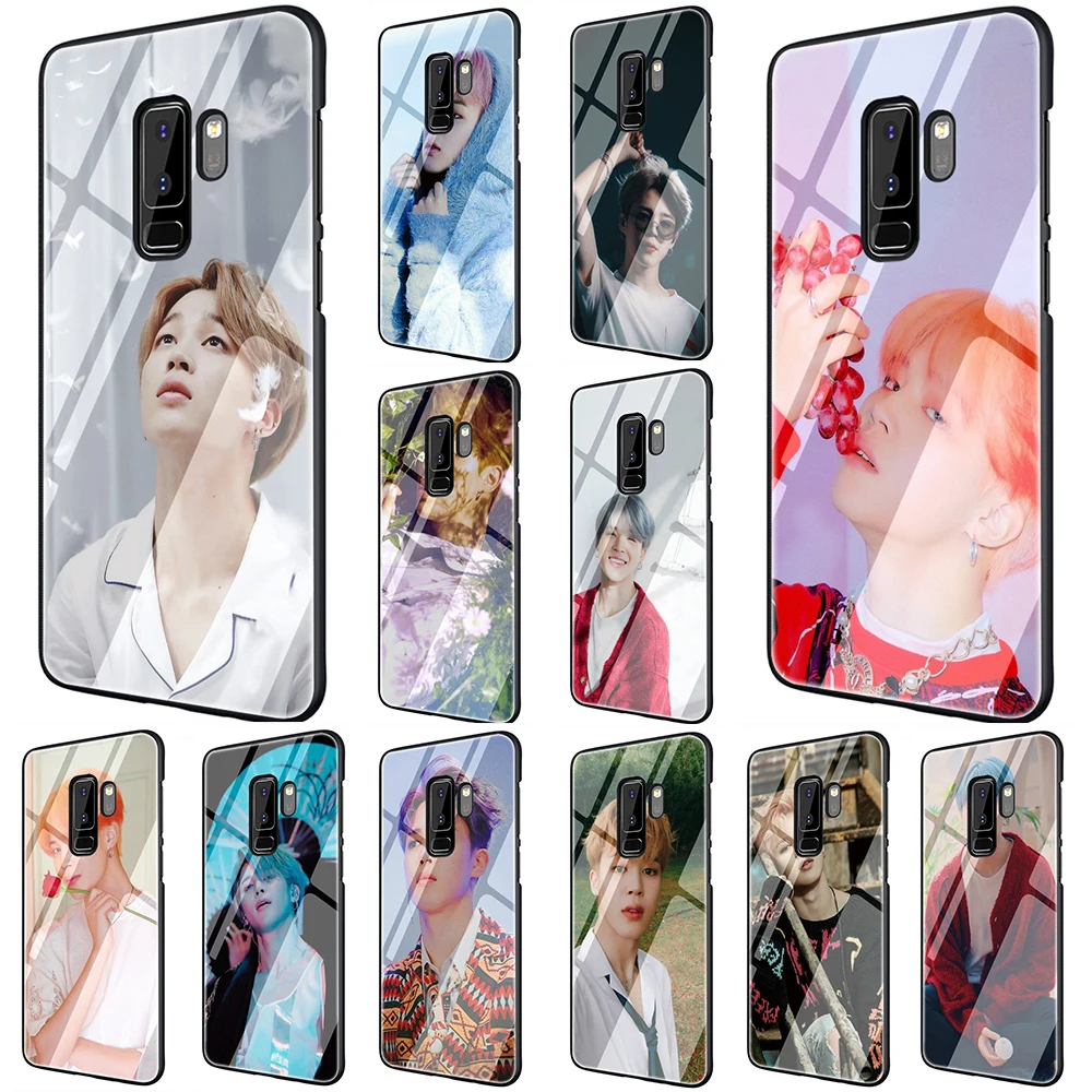 EWAU Цзиминь красивый закаленное стекло чехол для телефона Samsung Galaxy S7 край S8 9 10 Plus