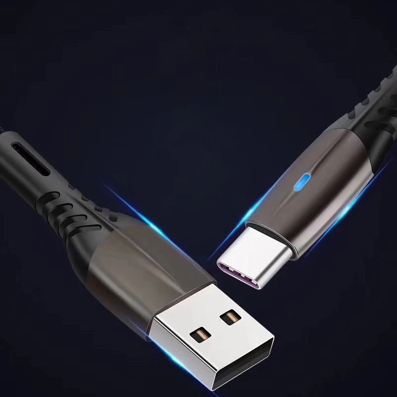 1 м QC 3,0 USB кабель для быстрой зарядки 3 А кабель type C Micro Android USB кабель для быстрой зарядки светильник для iPhone Xiaomi huawei Phone