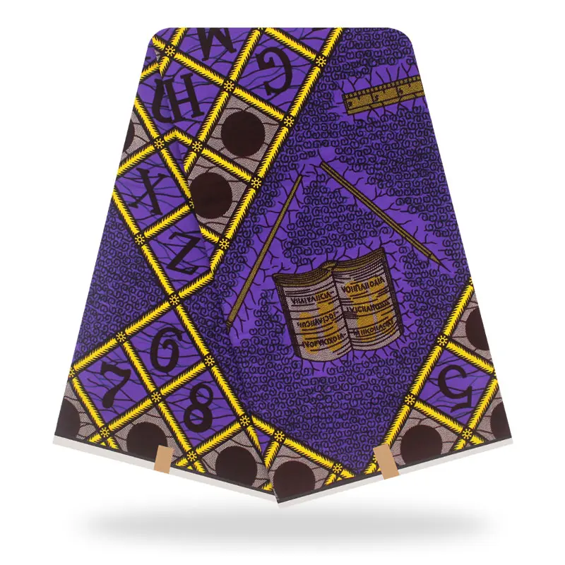 Африканская настоящая голландская восковая Ткань 6 ярдов Хлопок Анкара Нигерия Гана Голландский Настоящий Воск для лоскутного шитья африканские платья - Цвет: 13