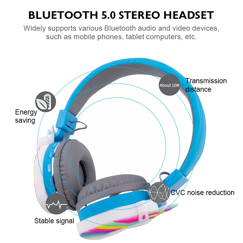 Unicorn Wireless Bluetooth Headphones