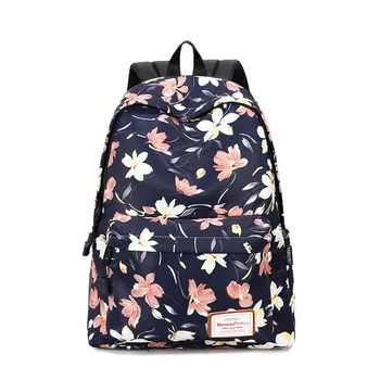 

Fashionable Printed Bookbag Korean Style Sen Computer Women's Backpack Travel Anti-theft Waterproof School Bags For Teenagers