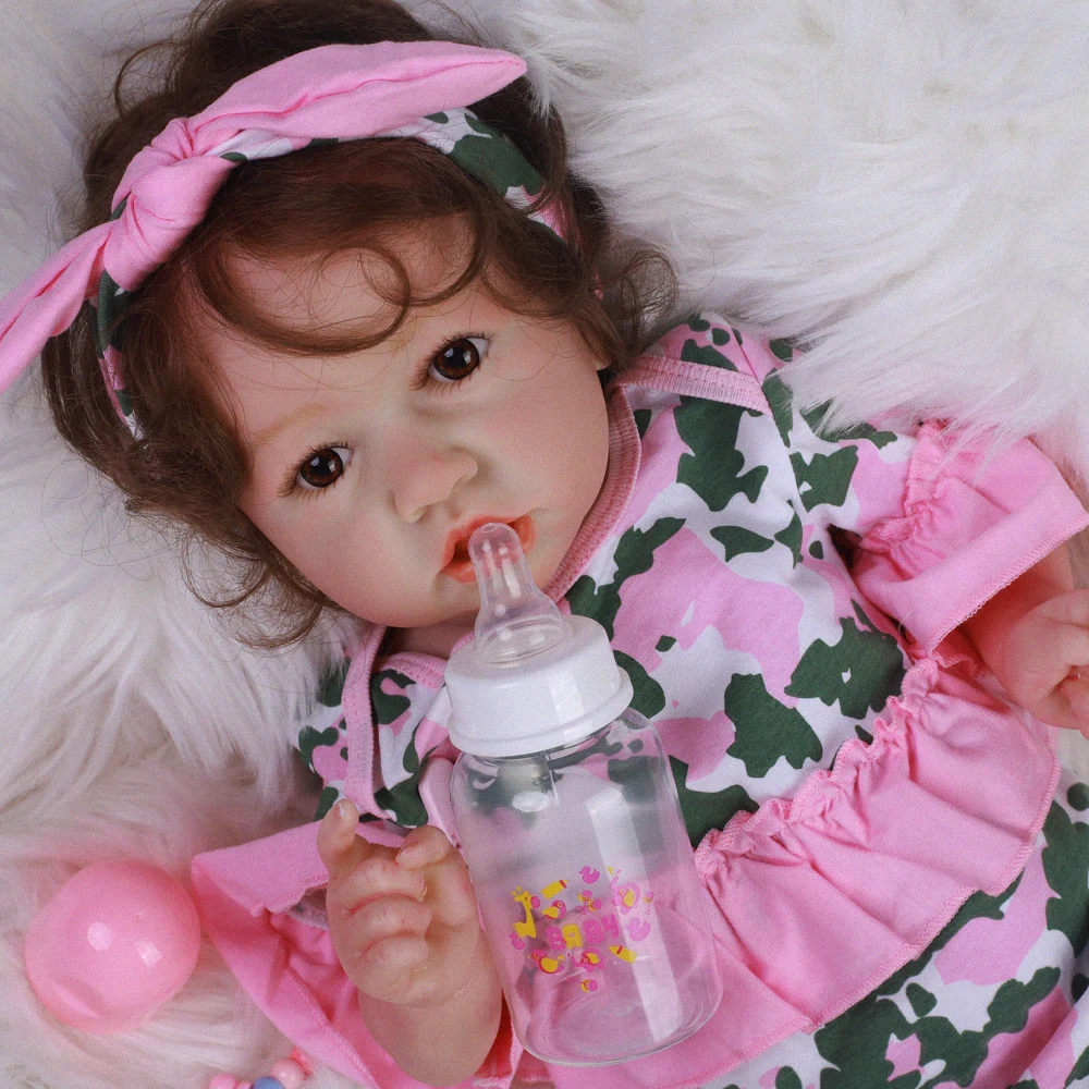 2" Кукла младенца всего тела мягкий винил тела силиконовый Bebe Reborn Baby Doll экшн-фигурка Реалистичная Reborn дети лучший Playmate 50 см