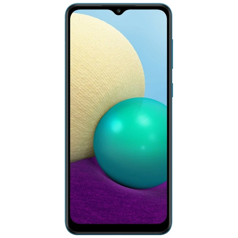 Смартфон Samsung Galaxy A02 SM-A022 32Gb 2Gb синий 6.5&quot TFT MediaTek 2ГБ 32Гб 13Мп Android 10 5000 mAh | Мобильные