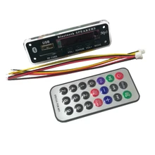 Bluetooth 5,0 Беспроводной mp3 декодер, плата APE WMA USB SD AUX FM Аудио радиомодуль 12 в музыкальный плеер с функцией отключения памяти для автомобиля Bluetooth 5,0 Беспроводной mp3 декодер, плата APE WMA USB SD AUX FM Аудио радиомодуль 12 в музыкальный плеер с функцией отключения памяти для автомобиля