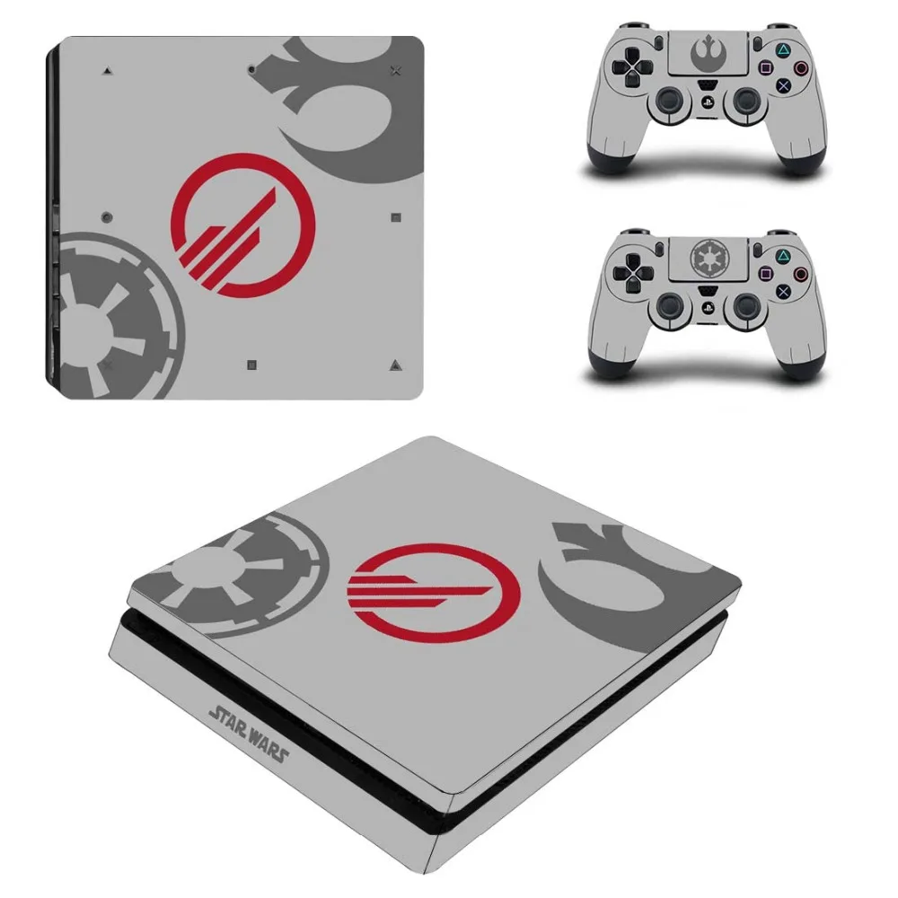 Star Wars полное покрытие лицевые панели PS4 тонкая кожа Виниловая наклейка, стикер для Playstation 4 консоль и контроллер PS4 тонкий стикер кожи