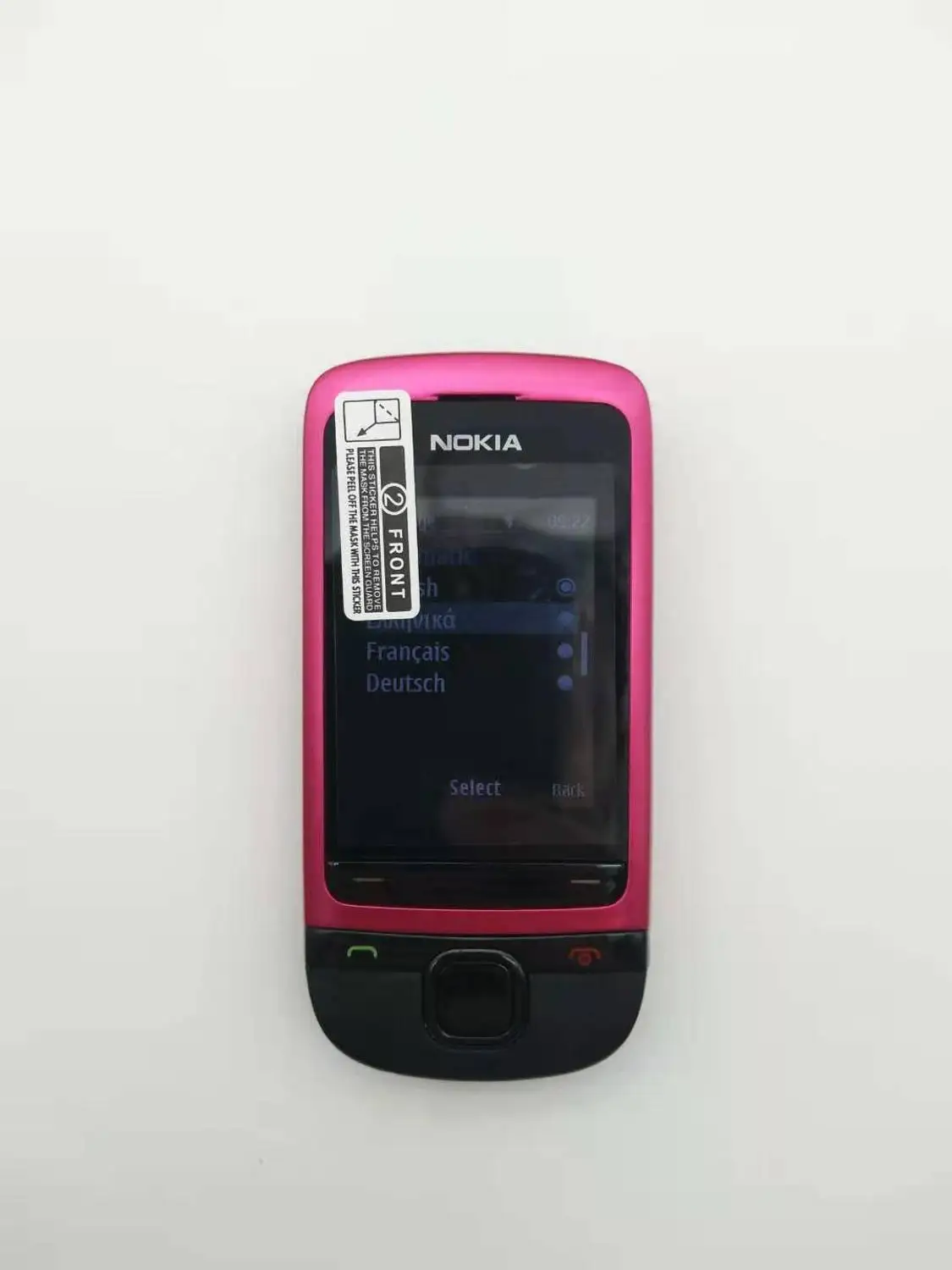 C2-05 разблокированный Nokia C2-05 слайд сотовый телефон Bluetooth Восстановленный - Цвет: Pink