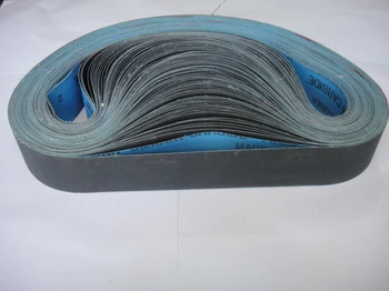 

NEW 5pcs 915x50mm Silicon carbide Abrasive Sanding Belts J87BT Soft cloth Sandpaper for Grinding Aluminum / copper P100-1200