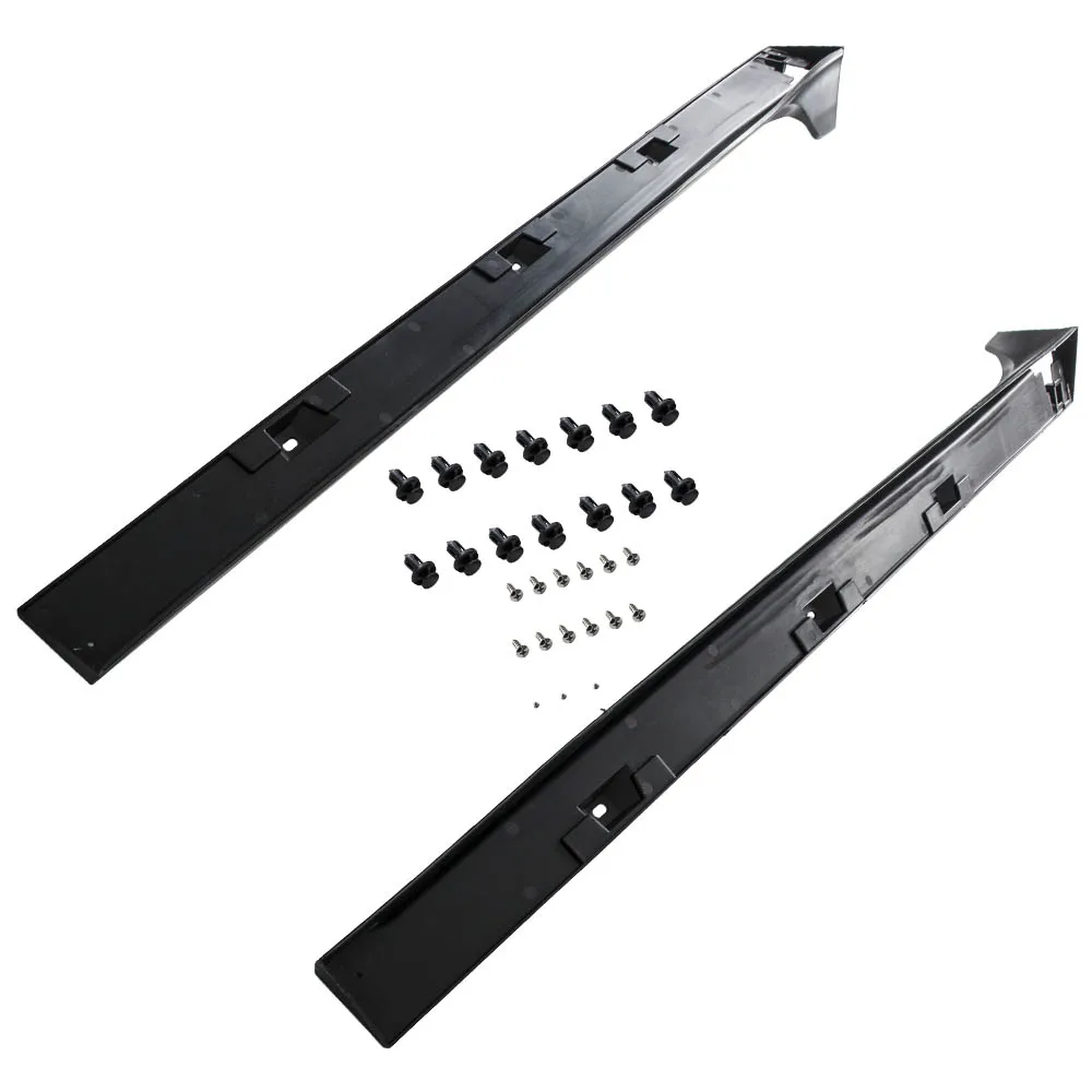 MAXPEEDINGRODS 1 пара пластиковых боковых удлинителей 2016-2019 для Honda CIVIC 4DR Sedan LX EX Si Blk Type-R