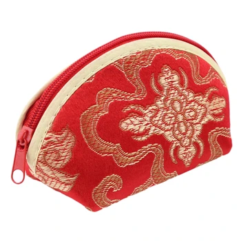 

Wedding Supplies Chinese Candy Box Ingot Bag Chinese Style Multifunctional Storage Bag Damask Coin Purse Bolsa