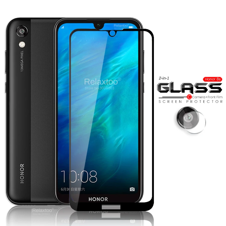 Стеклянное стекло для камеры 2 в 1 honor 8 s Защитная пленка huawei prime honer onor xonor honor8s ksa lx9