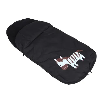 

Universal Windproof Infant Baby Stroller Sleeping Bag Footmuff Car Seat Bunting Bag Stroller Carriage Foot Cover (Black)