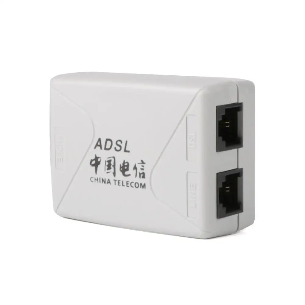 Телефонный RJ11 линейный ADSL модем широкополосный телефонный фильтр сплиттер 1/5 шт