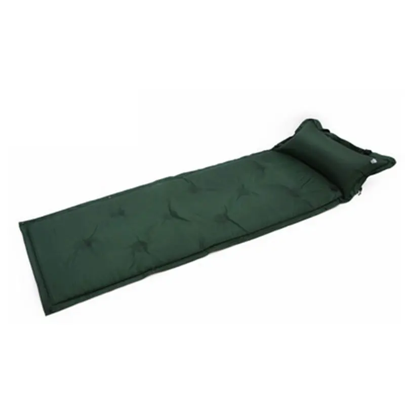 

Outdoor Self-Inflatable Sleeping Mat With Pillow Sleeping Pad Beach Bed Air Moistureproof Camping Picnic Mats AA52011