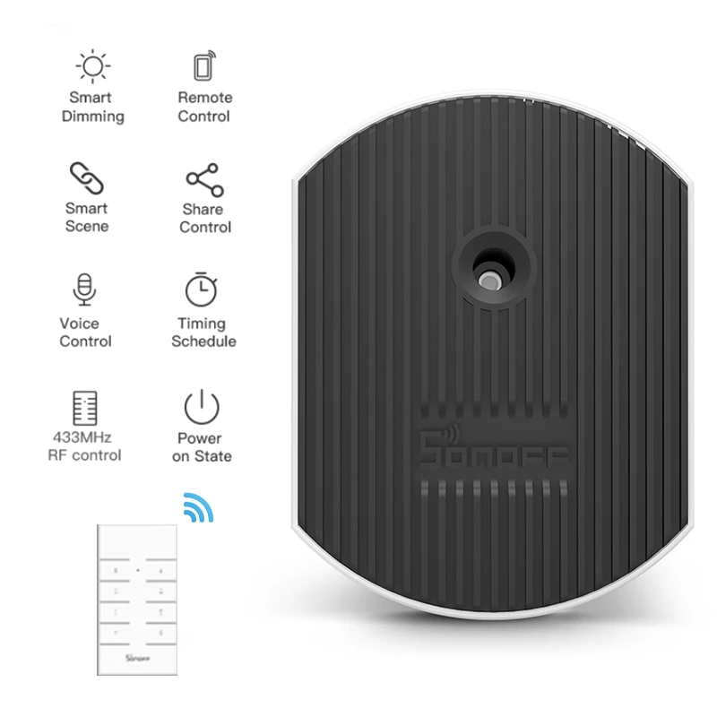 Умный WiFi светильник SONOFF D1 светодиодный диммер мини-переключатель пульт