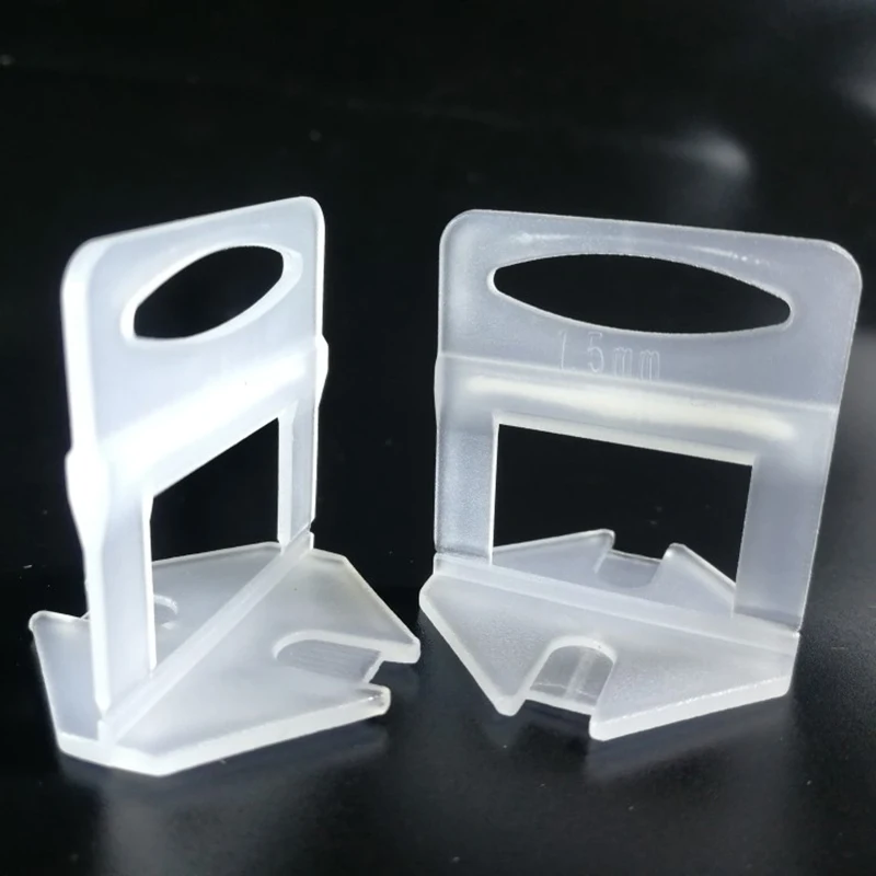 

500pcs Spacer Tiling Tool Kit Wall Floor Tile 1.0/1.5/2 Mm Tiles Leveling System Clips Construction Tool Parts