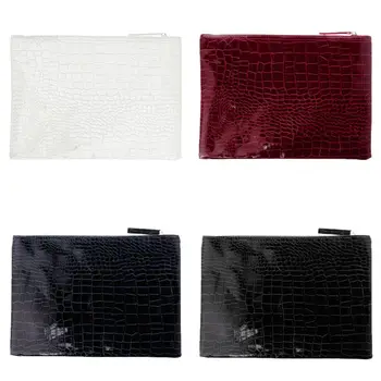 

Women Elegant Party Clutches Crocodile Grain PU Leather Envelope Clutch Bag Handbag