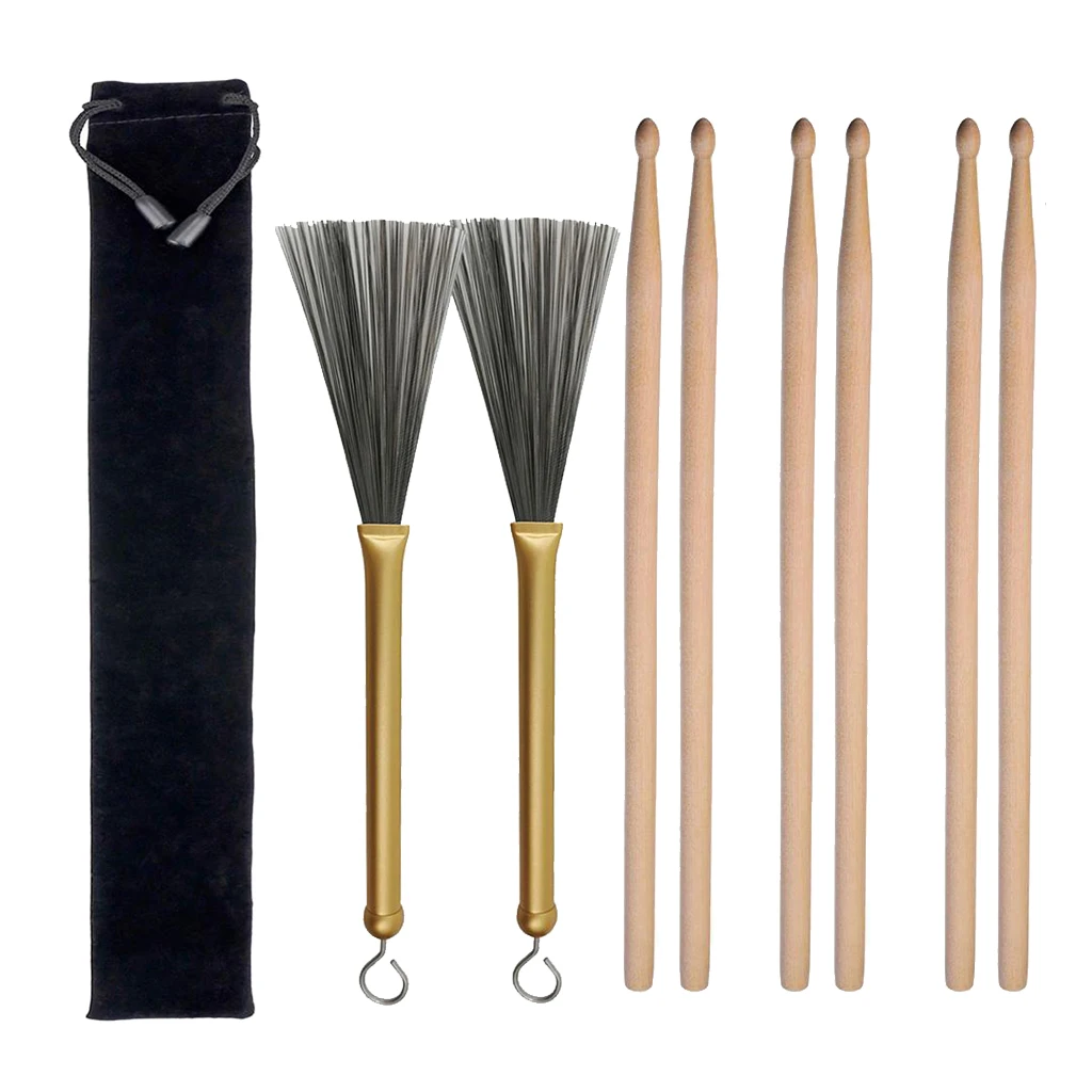 3 Pairs Of 5A Drumsticks Drum Sticks, Drumsticks, Drum Stick With A Waterproof