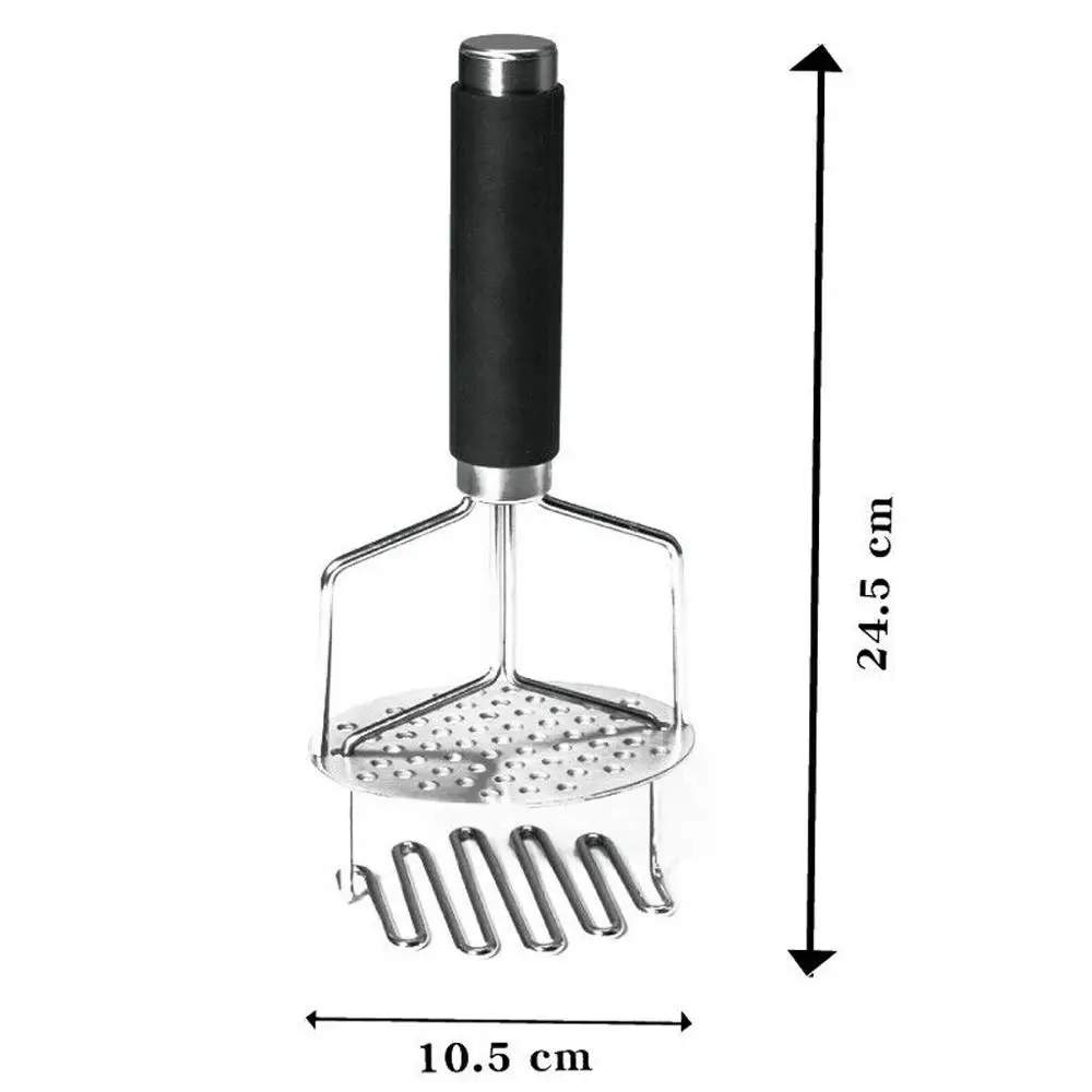 Potato Masher Нержавеющая сталь Картофелемялка с ручкой выдвижной DIY простой в использовании инструмент пюре Картофелемялка из нержавеющей стали 20O24 - Цвет: Potato Masher