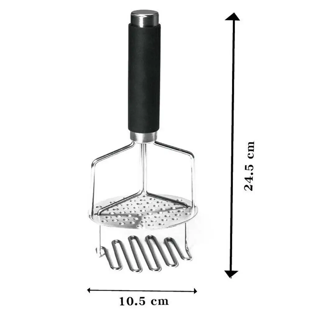 Нержавеющая сталь Картофелемялка с ручкой выдвижной DIY простой в использовании инструмент пюре Картофелемялка из нержавеющей стали 20O24 - Цвет: Potato Masher