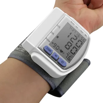 

Wrist BP Blood Pressure Monitors Digital Display meters tonometer sphygmomanometer cuff automatic health care