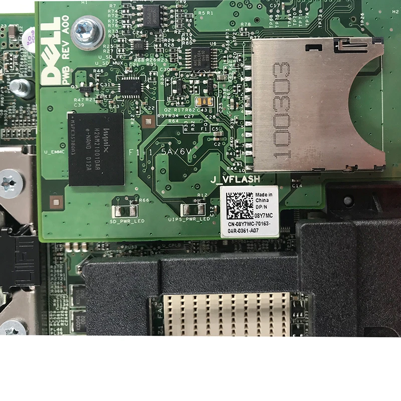 Оригинальная материнская плата для DELL PowerEdge M610 Intel 5520 с чипсетом для серверной рабочей станции MB two LGA 1366 0MFWGC полностью протестирована