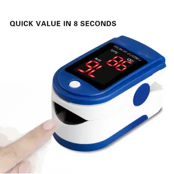 

Digital Pulse Oximeter LED Oximetro Blood Oxygen Heart Rate Monitor SpO2 Health Monitors Oximetro De Dedo 3 Colors