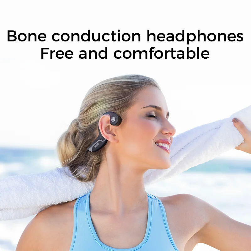 JOYROOM чистая вес 5,0 г Bluetooth костной проводимости беспроводные наушники спортивные водонепроницаемые наушники для смартфонов